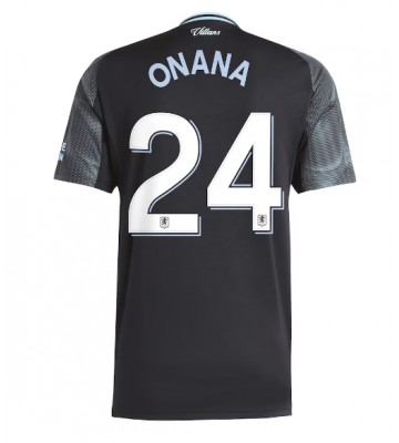Aston Villa Amadou Onana #24 Udebanetrøje 2025-26 Kortærmet